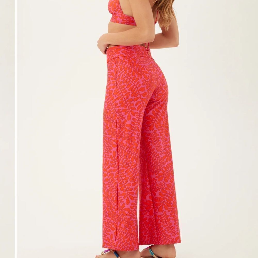 Trina Turk Swim trellis coverup pants XL